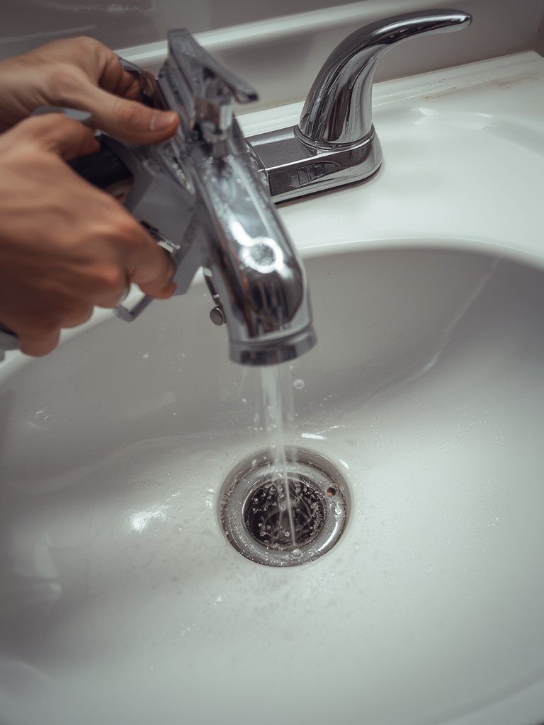 High pressure air drain blaster