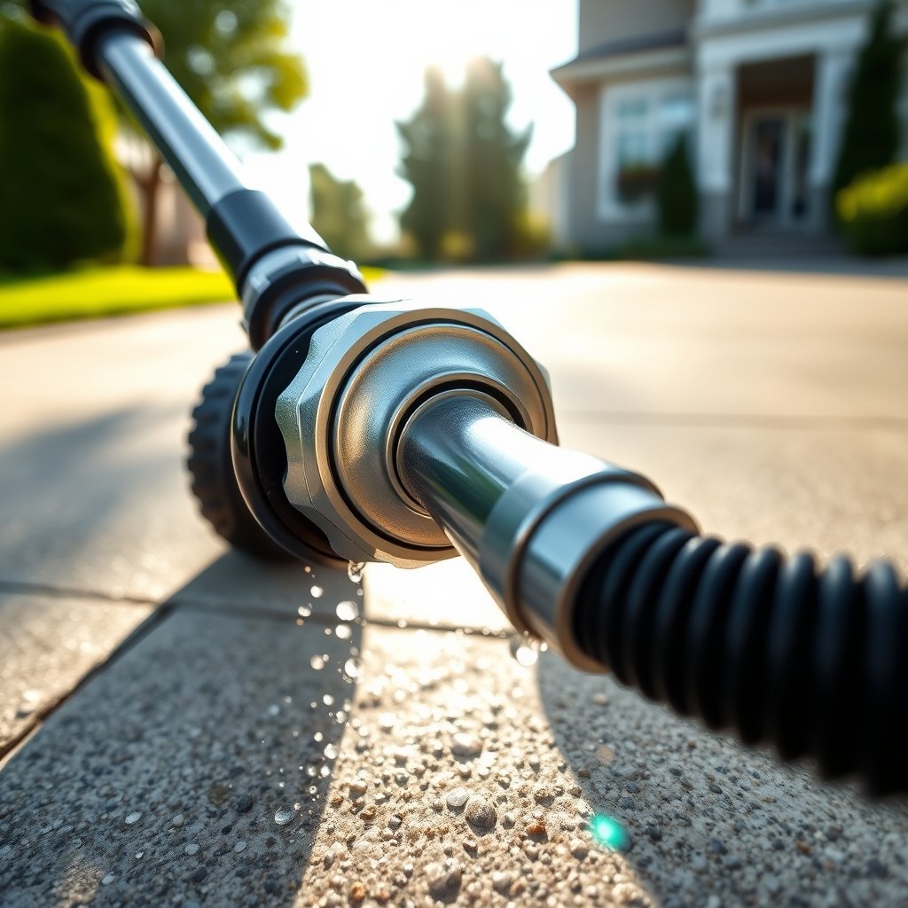 Hydro jetter pressure washer attachment - Illustration 1