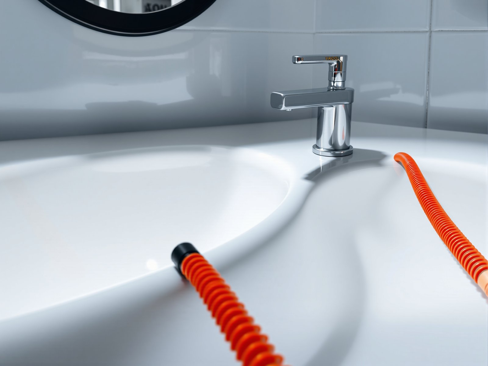 Plastic barbed drain snake tool - Illustration 1