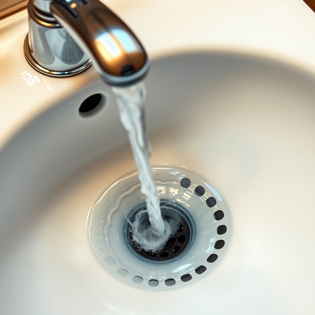 drain cleaner in action