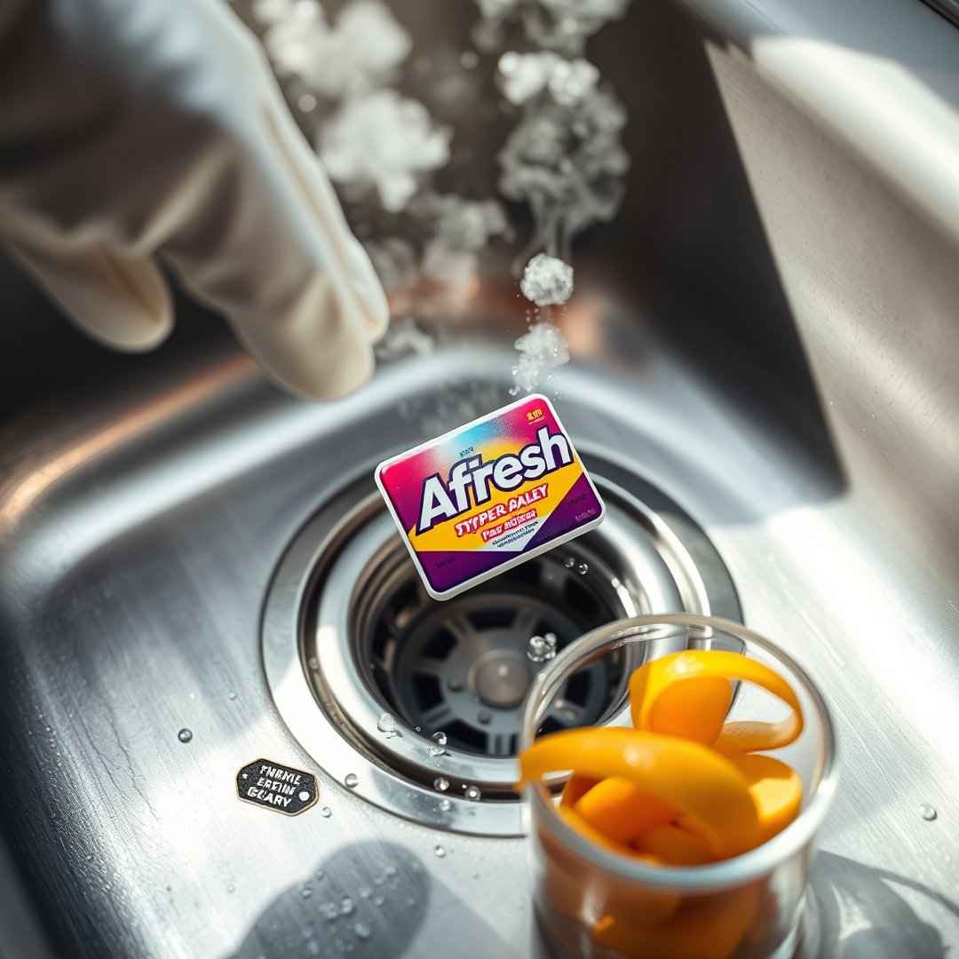 disposal cleaner in action