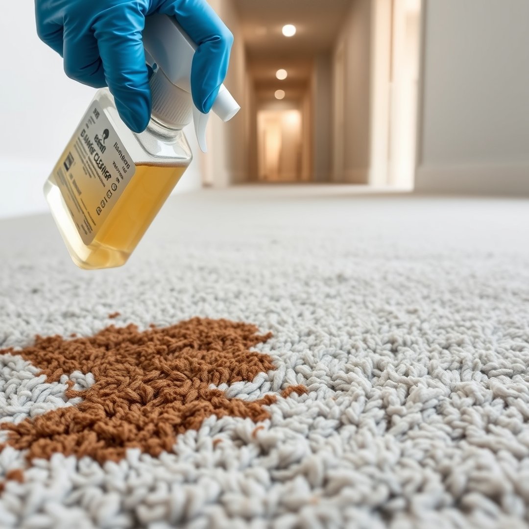 enzyme cleaner in action