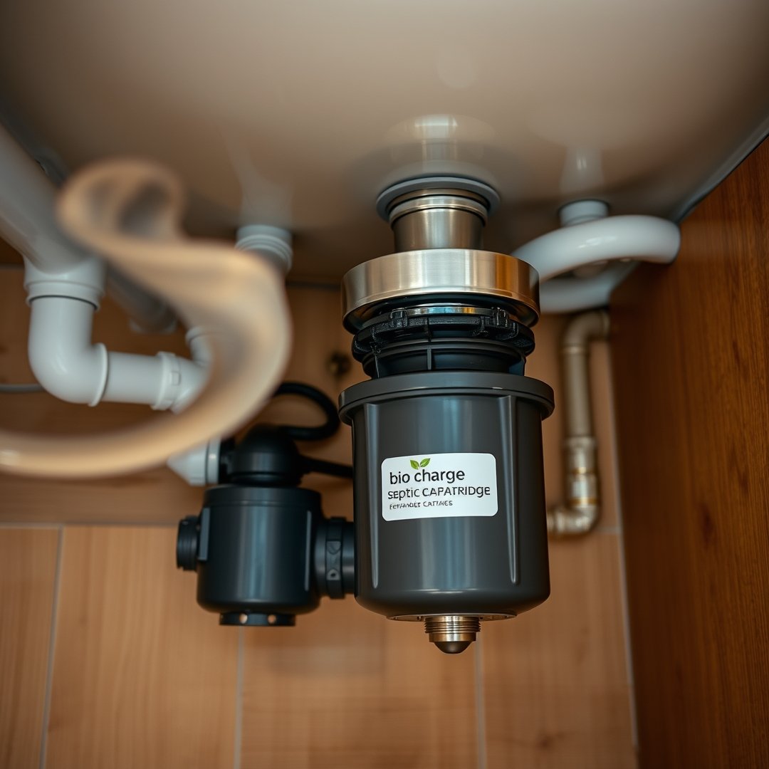 septic cartridge in action