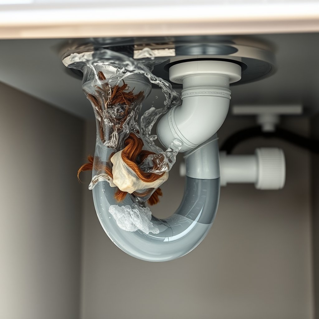 drain cleaner in action