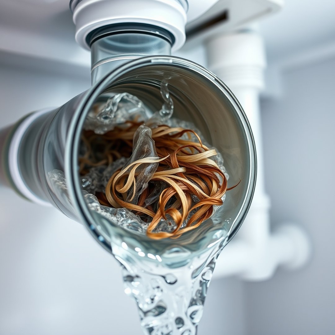 drain cleaner in action