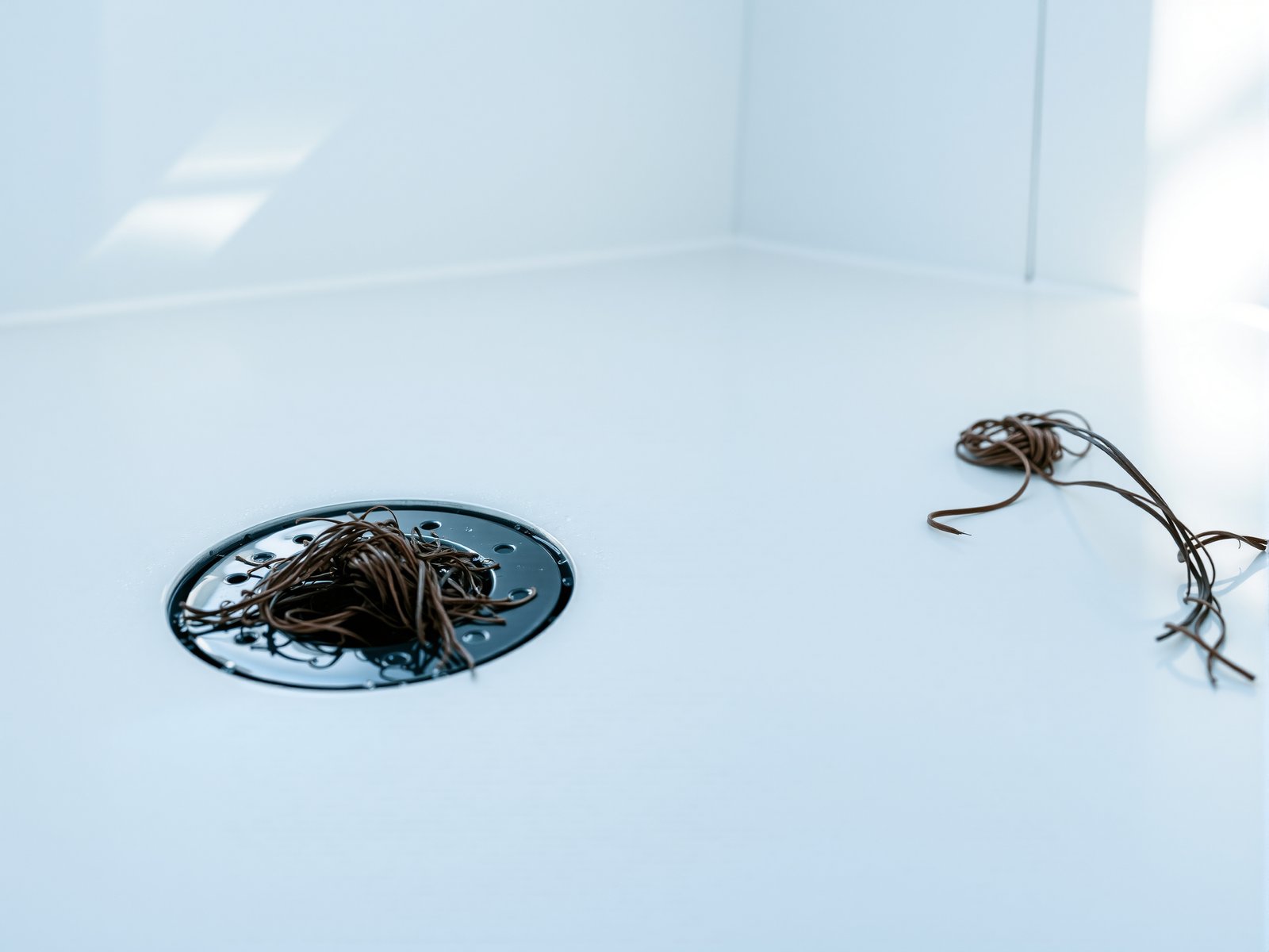 clogged shower drain hair fix - Illustration 1