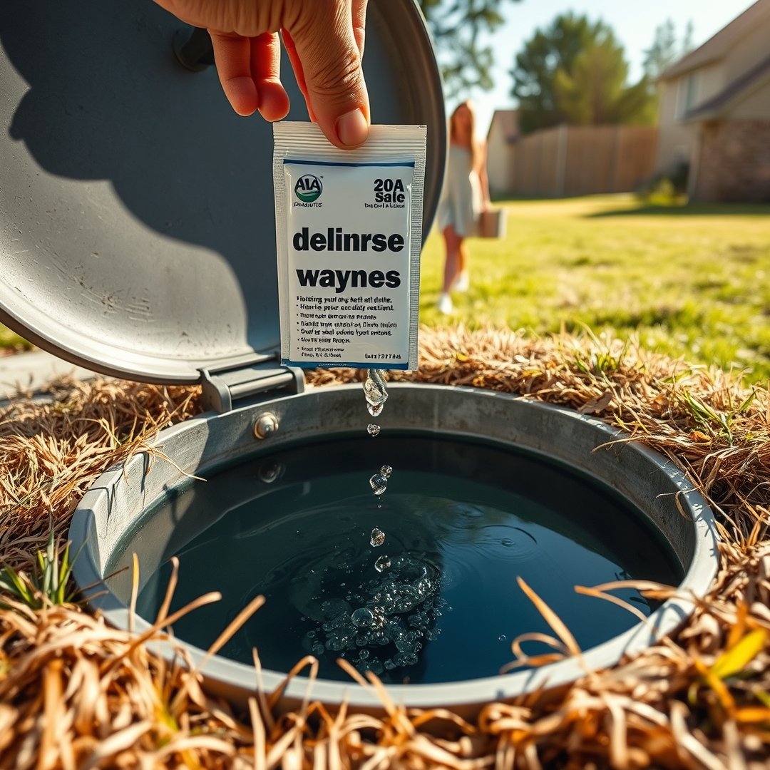 septic treatment in action