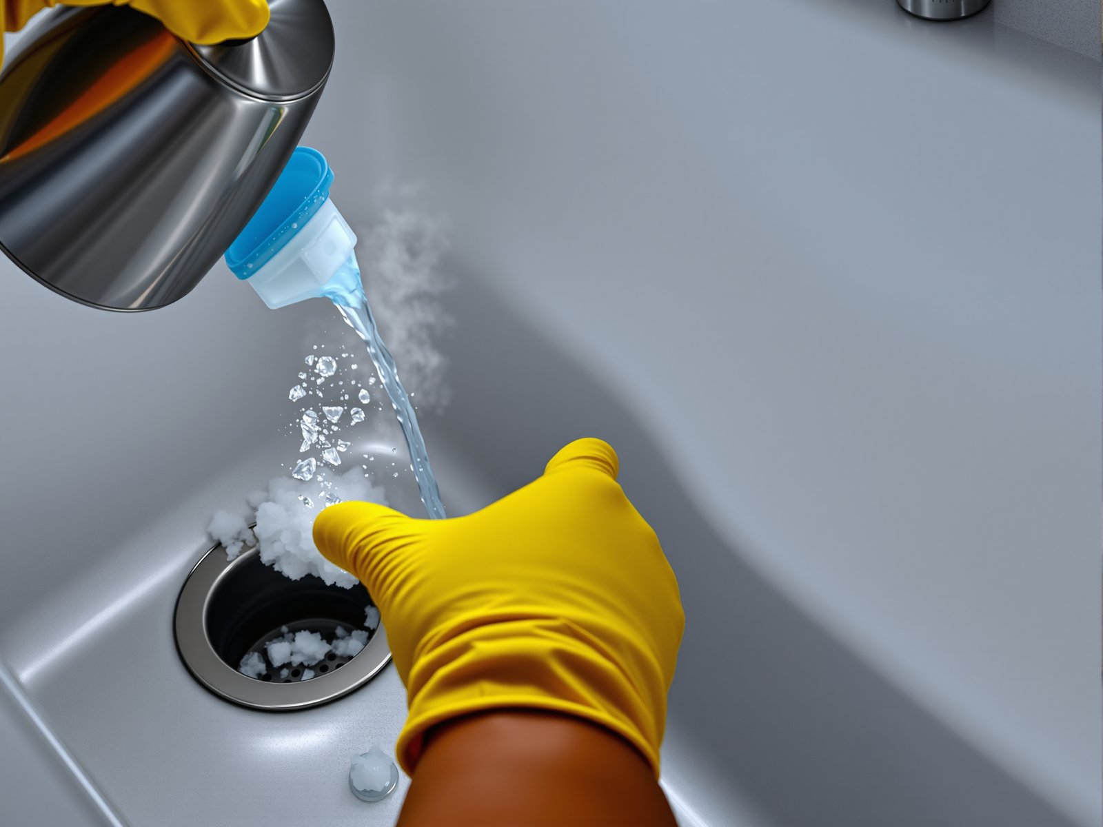 grease clog kitchen drain - Illustration 2
