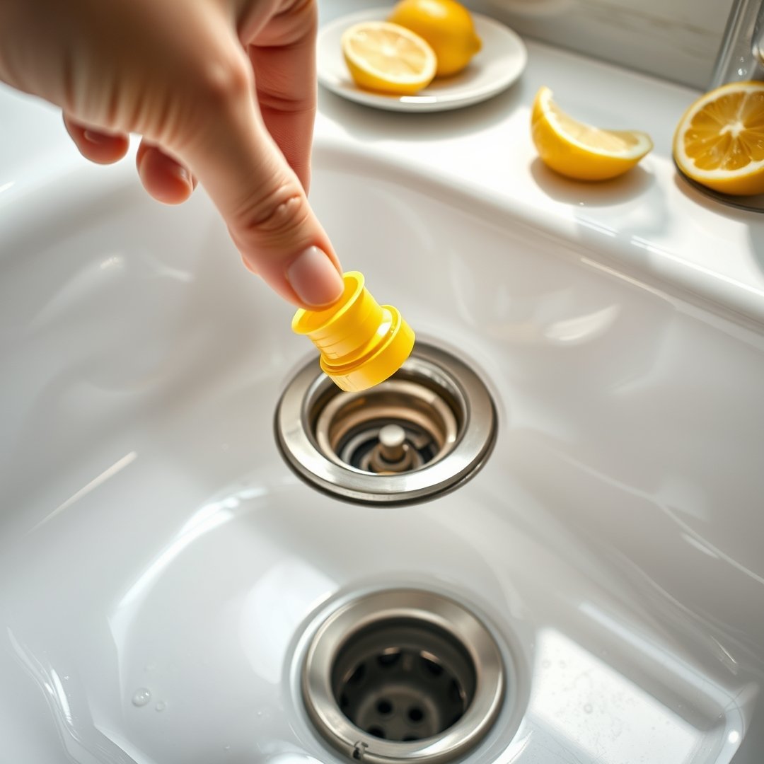 disposal freshener in action