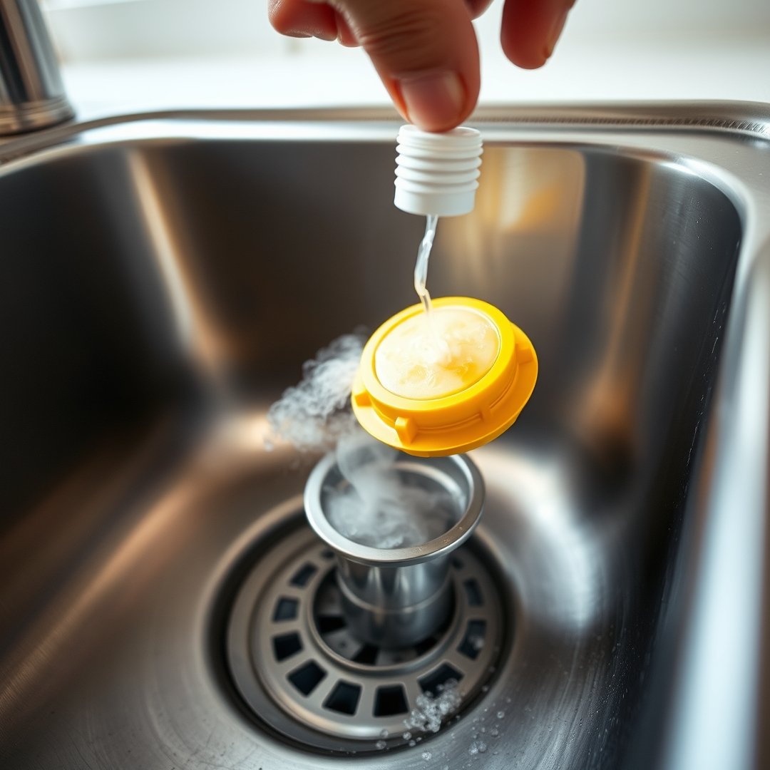 disposal cleaner in action