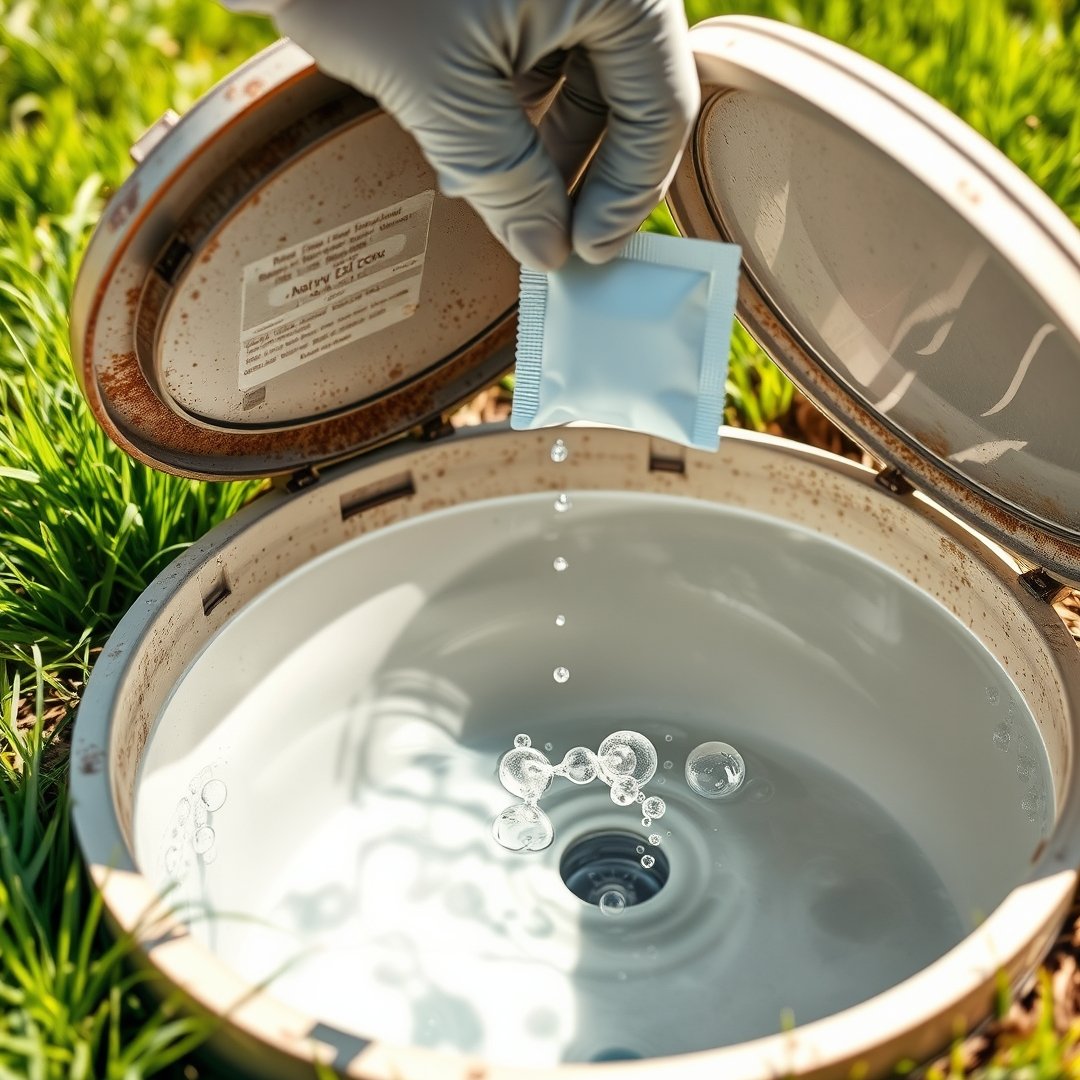 septic treatment in action