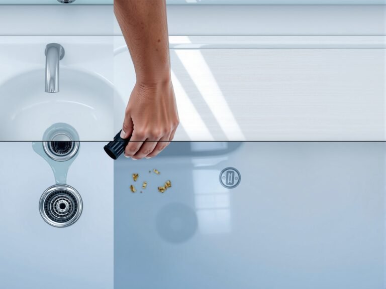 slow draining sink fix