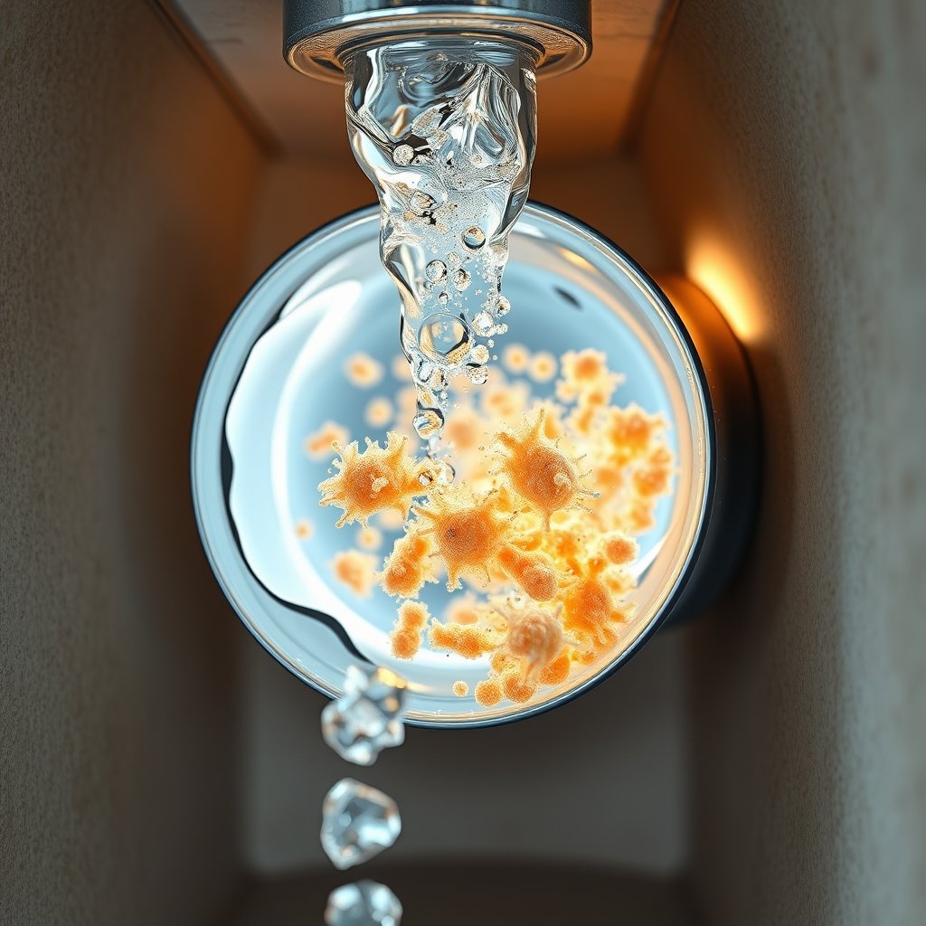 drain cleaner in action