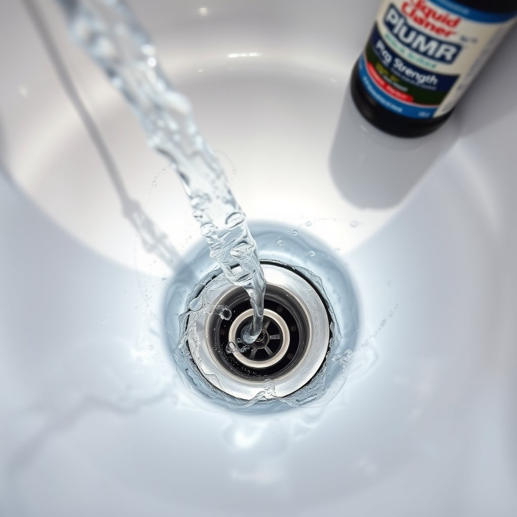 Drain Cleaner in action