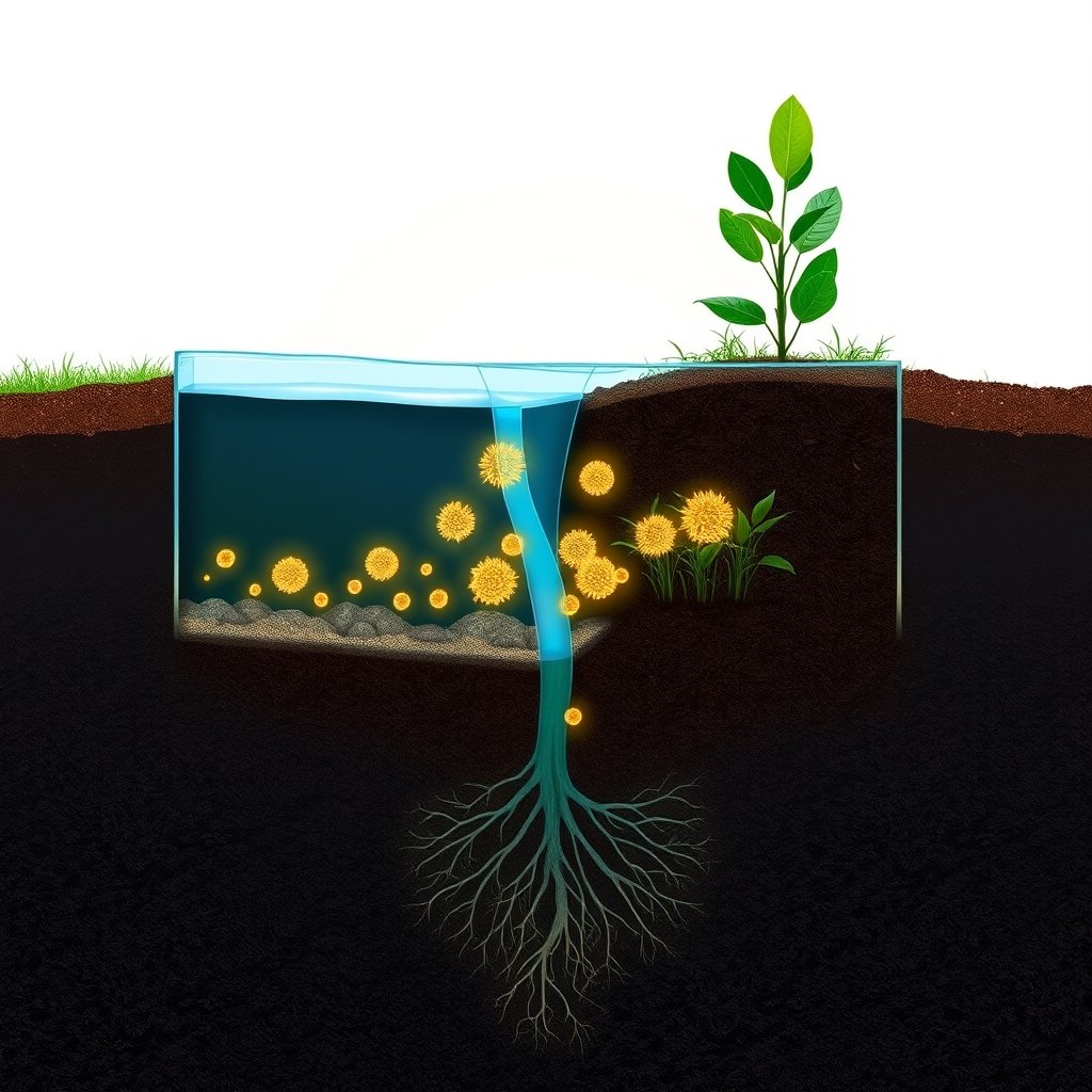 Septic Tank Treatment in action