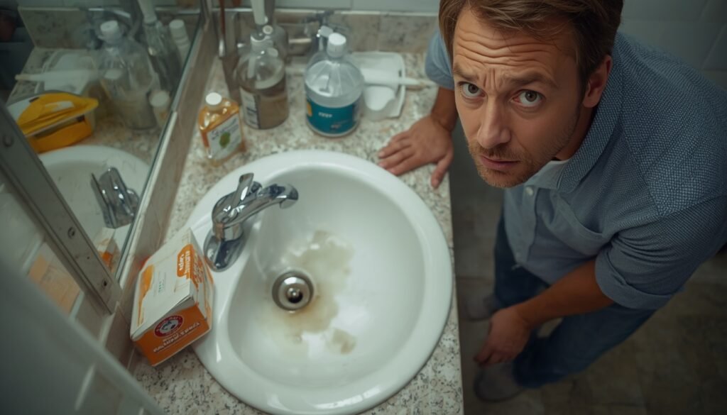 baking soda vinegar drain cleaner 